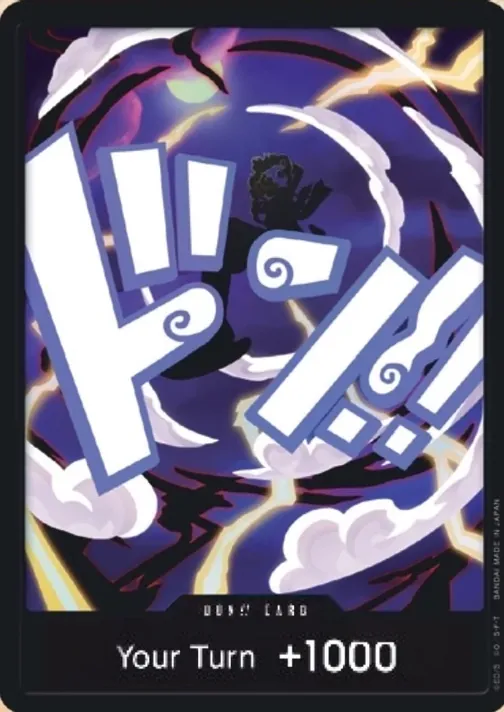 Carte One Piece anglaise  DON!! Card Luffy Gear 5 (version 80)