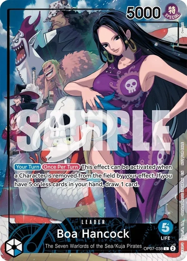 Carte One Piece anglaise Boa Hancock OP07-038 L