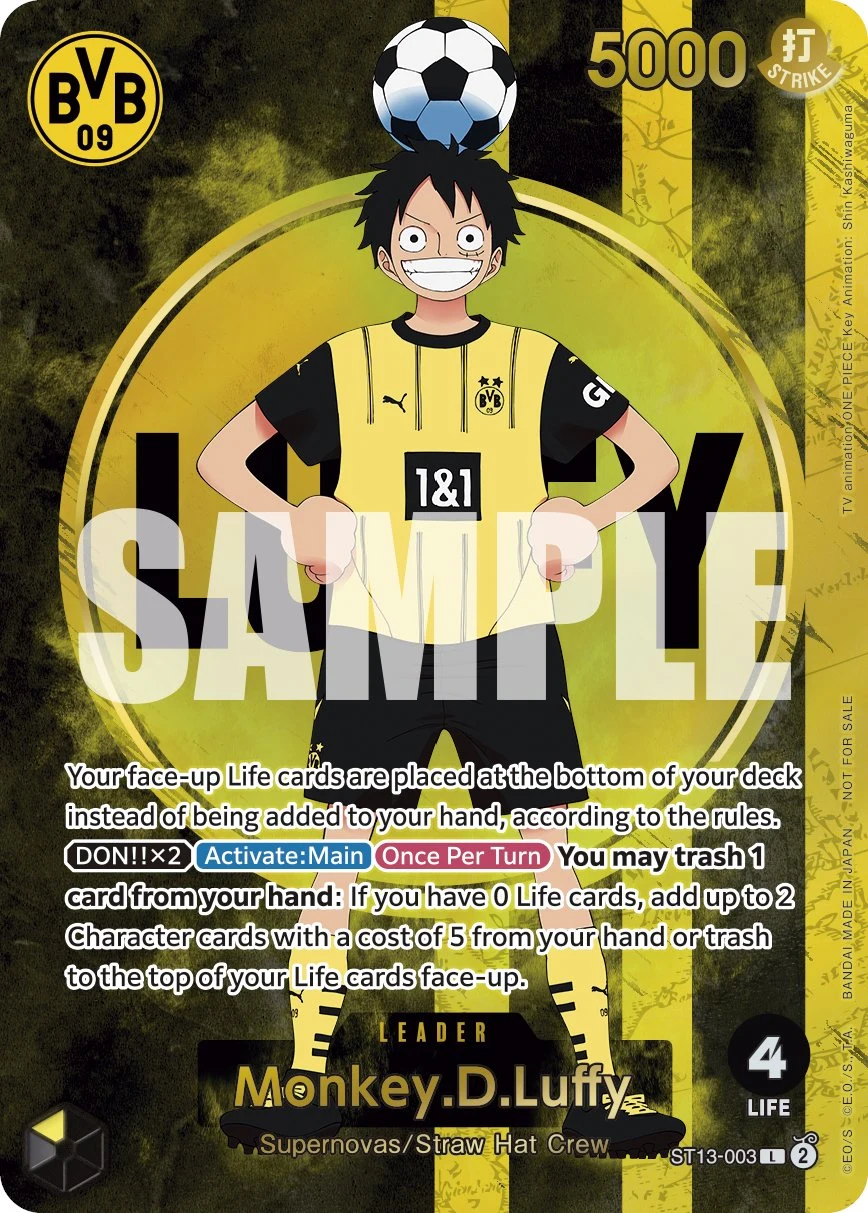Carte One Piece anglaise Monkey.D.Luffy ST13-003 L