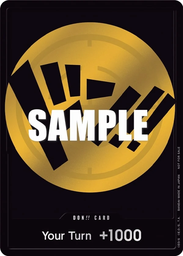 Carte One Piece anglaise DON!! Card (Yellow Usopp/Sogeking)