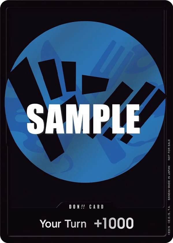 Carte One Piece anglaise DON!! Card (Blue Sanji)