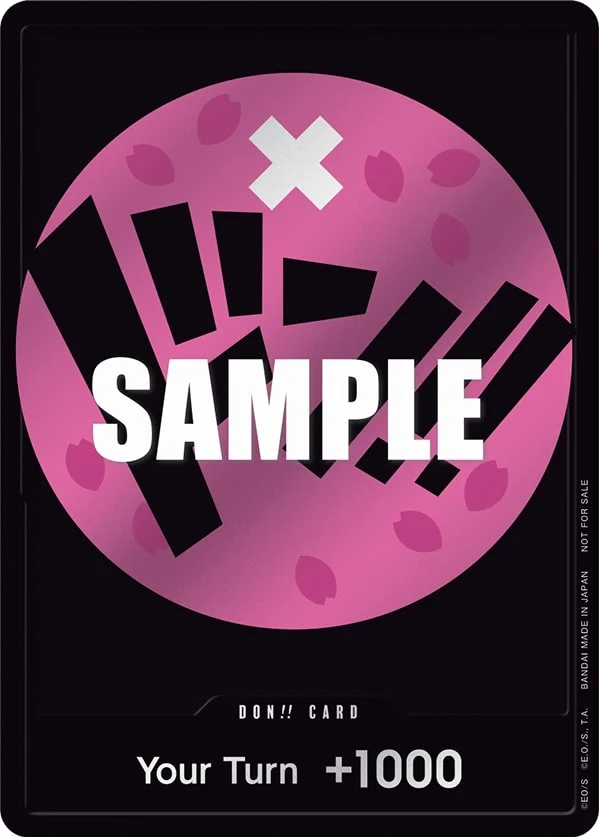 Carte One Piece anglaise DON!! Card (Pink Chopper)