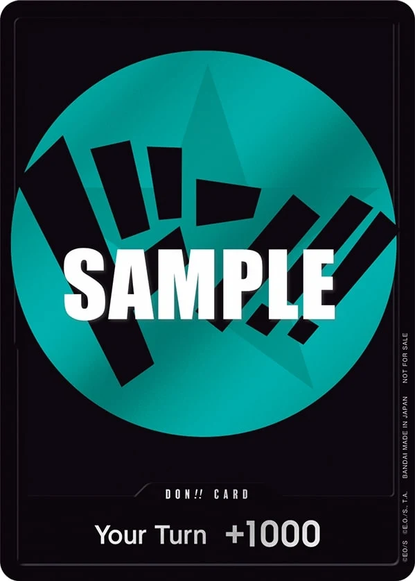 Carte One Piece anglaise DON!! Card (Teal Franky)