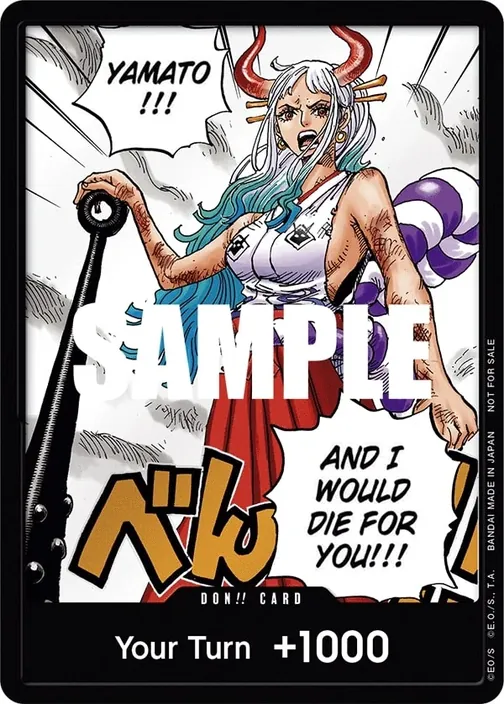 Carte One Piece anglaise  DON!! Card (Yamato) (version 17)