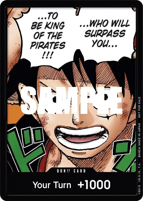 Carte One Piece anglaise  DON !! Card 1st Anniversary (version 18)