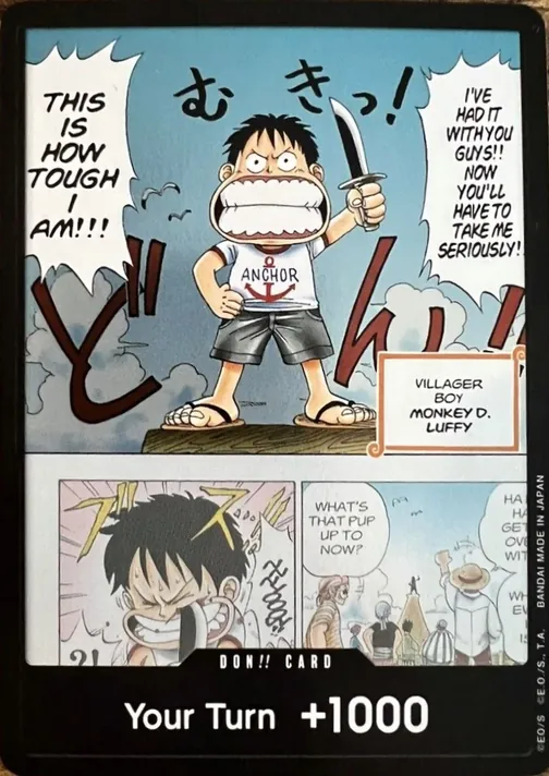 Carte One Piece anglaise  DON !! Card Devil Fruits Collection Vol.1 (version 20)