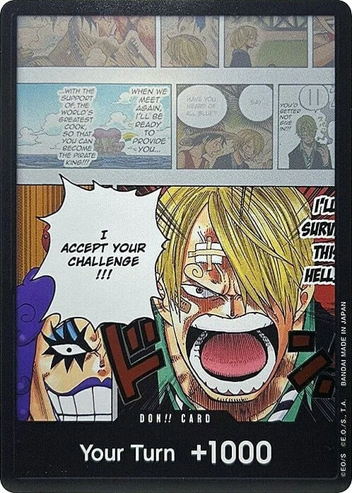 Carte One Piece anglaise  DON !! Card OP06-DON (version 23)