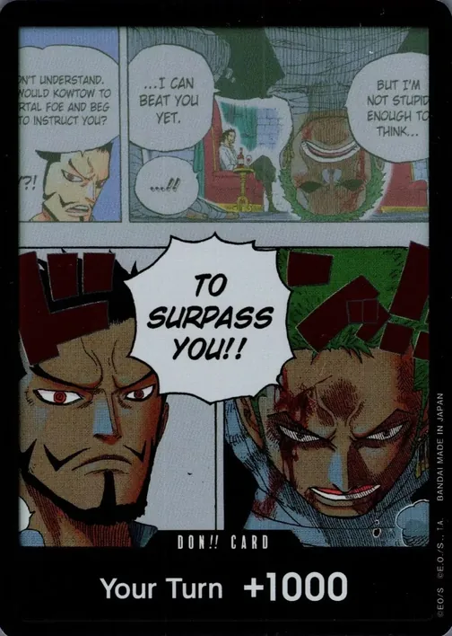 Carte One Piece anglaise  DON !! Card OP06-DON (version 24)