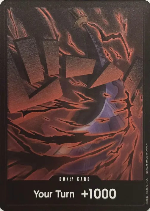 Carte One Piece anglaise  DON!! (Gol D. Roger TS01) (version 39)