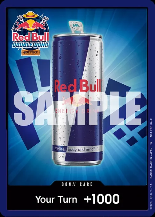 Carte One Piece anglaise  Red Bull DON !! Card (version 49)
