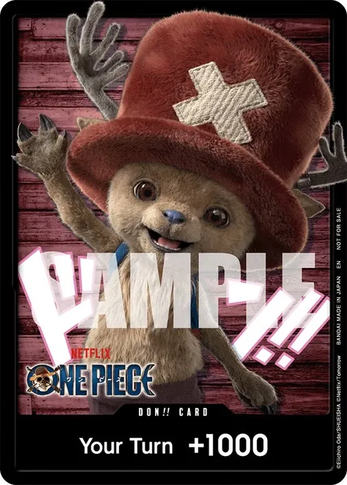 Carte One Piece anglaise  DON!! Netflix Chopper (version 50)