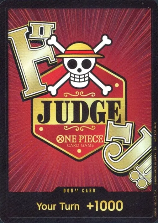 Carte One Piece anglaise  DON!! Judge (version 59)