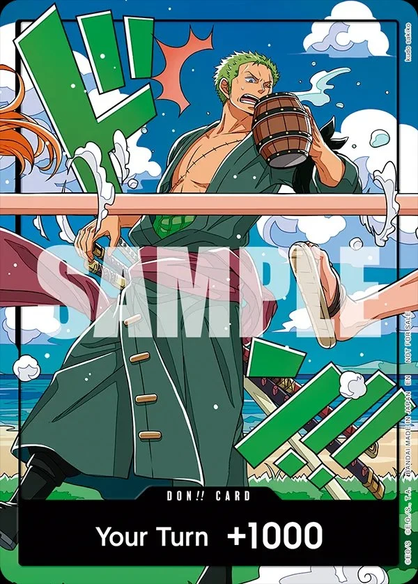 Carte One Piece anglaise DON!! Card Zoro Puzzle