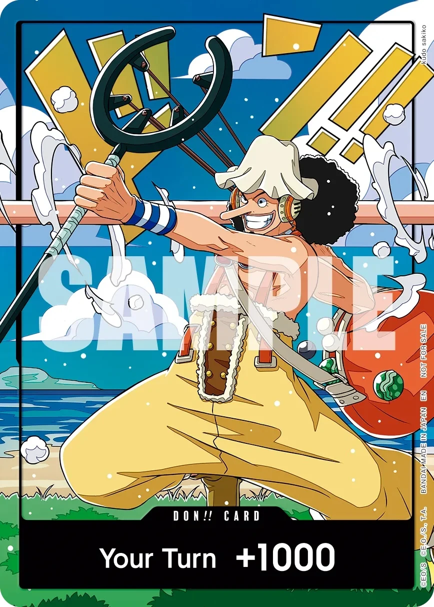 Carte DON!! Card Usopp Puzzle illustrée par kudo sakiko (édition anglaise)