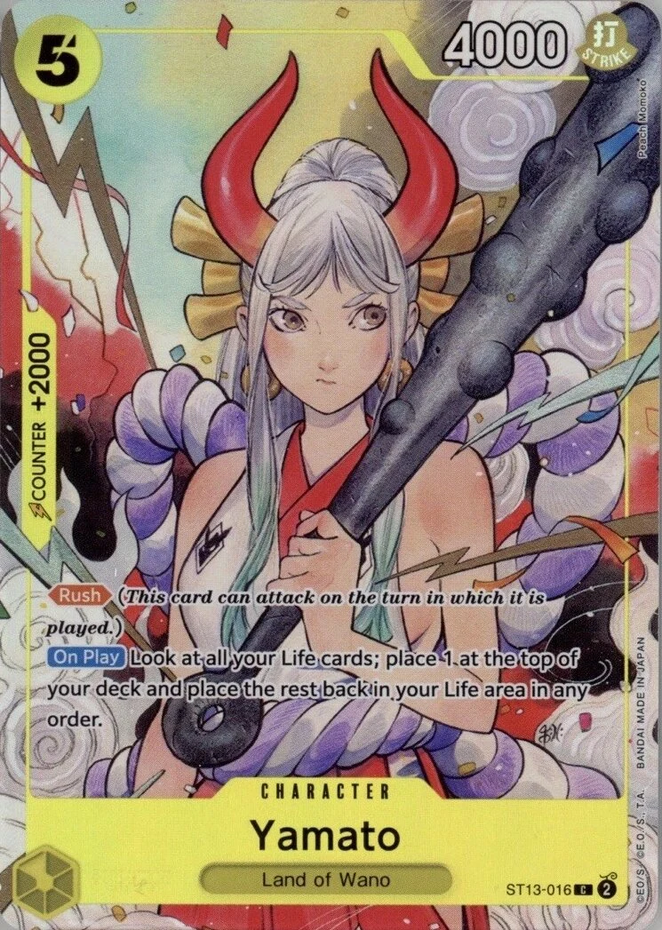 Carte One Piece anglaise Yamato ST13-016 C