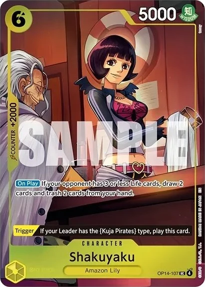 Carte One Piece anglaise OP14-107 Shakuyaku