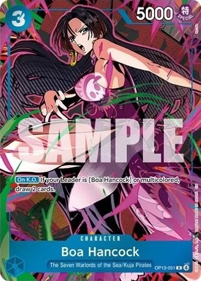 OP13-051 Boa Hancock illustrée par Ryuda (édition anglaise)