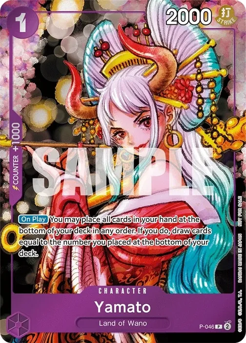 Carte One Piece anglaise P-046 Yamato