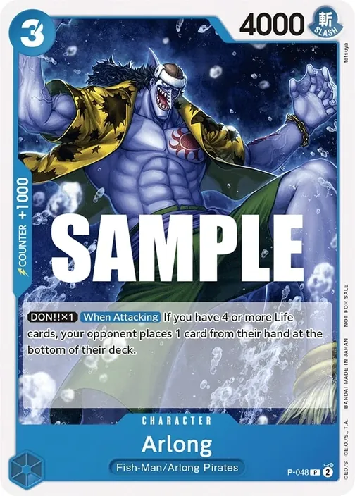 Carte One Piece anglaise P-048 Arlong