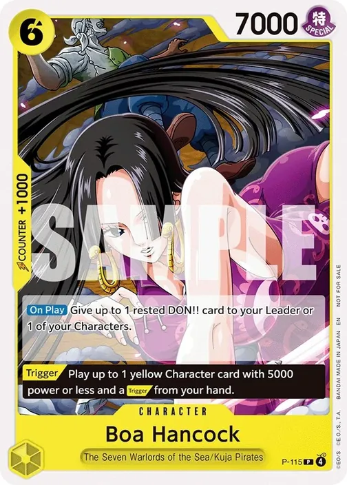 Carte One Piece anglaise P-115 Boa Hancock