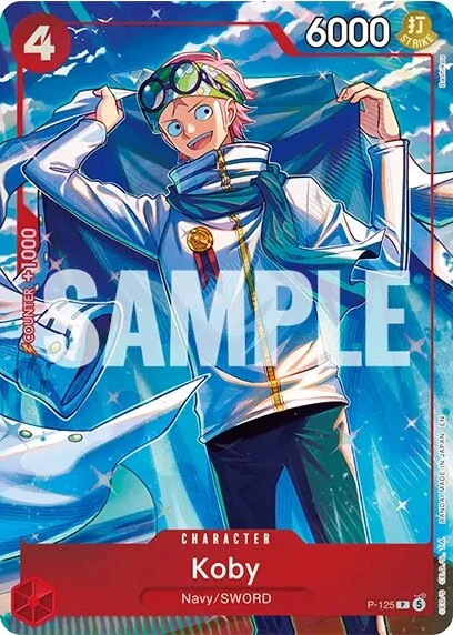 Carte One Piece anglaise P-125 Koby