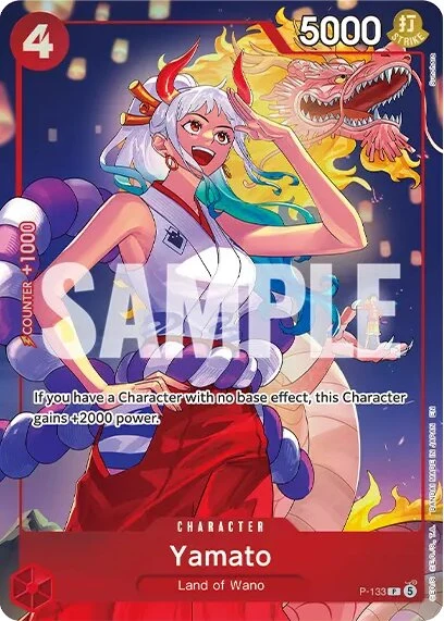 Carte One Piece anglaise P-133 Yamato