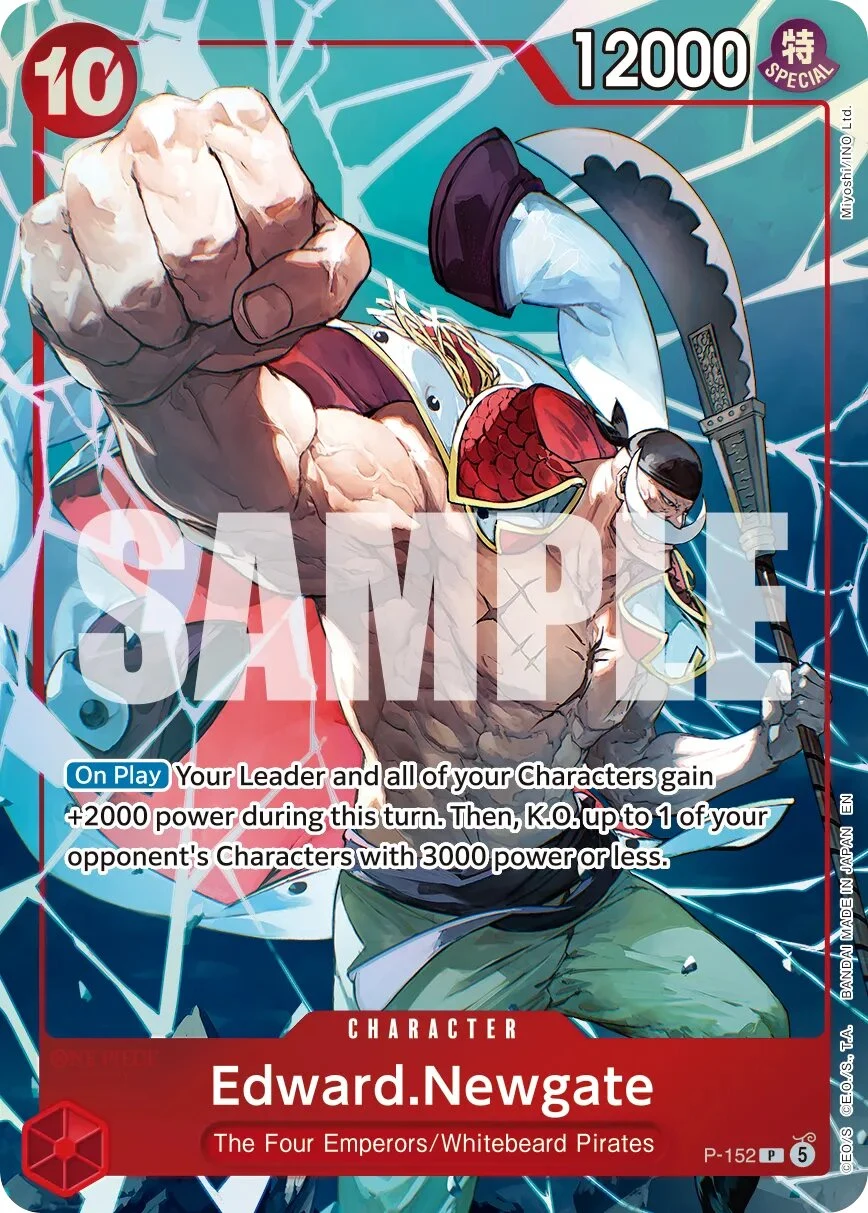 Carte One Piece anglaise Edward.Newgate P-152 P