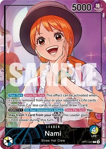 Carte One Piece anglaise OP11-041 Nami