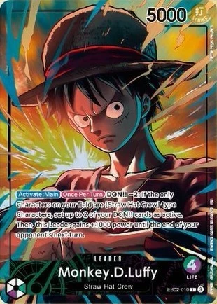 Carte One Piece anglaise EB02-010 Monkey.D.Luffy