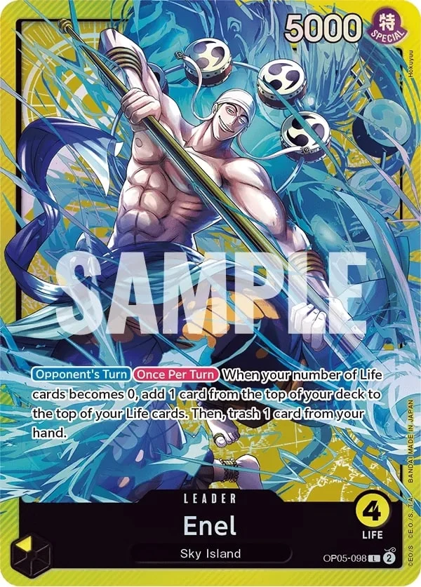 Carte One Piece anglaise Enel OP05-098 L
