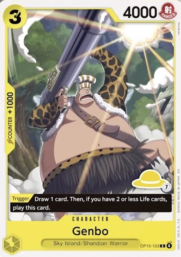Carte One Piece anglaise Genbo OP15-103 C
