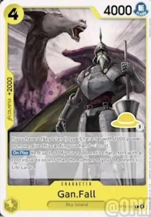 Carte One Piece anglaise OP15-102 Gan.Fall