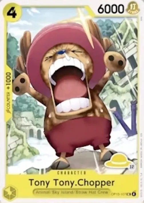 Carte One Piece anglaise OP15-107 Tony Tony.Chopper