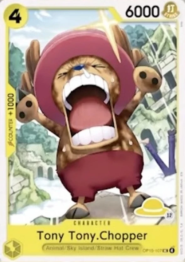 Carte One Piece anglaise Tony Tony.Chopper OP15-107 UC