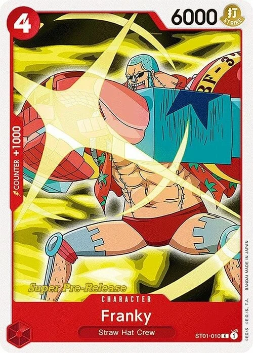 Carte One Piece anglaise ST01-010 Franky
