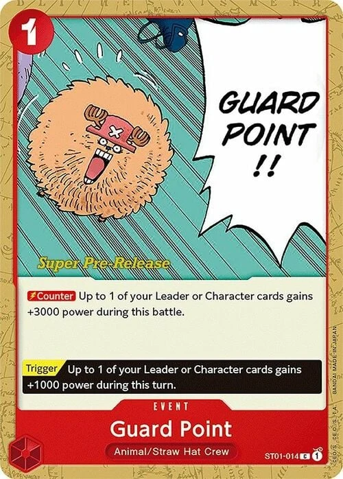 Carte One Piece anglaise ST01-014 Guard Point