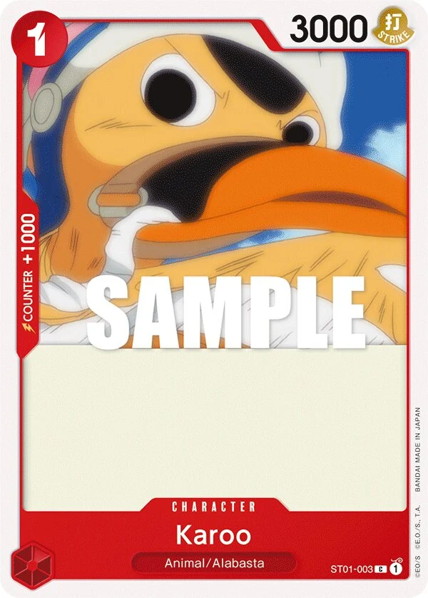 Carte One Piece anglaise Karoo ST01-003 C