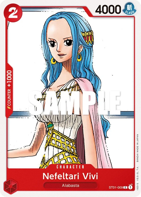 Carte One Piece anglaise Nefeltari Vivi ST01-009 C