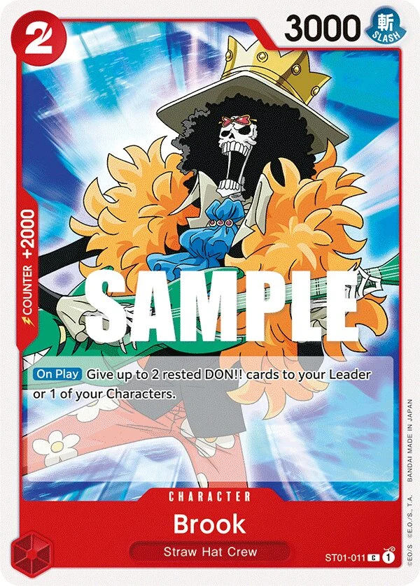 Carte One Piece anglaise Brook ST01-011 C