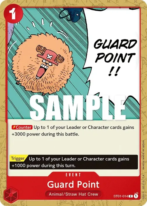 Carte One Piece anglaise ST01-014 Guard Point