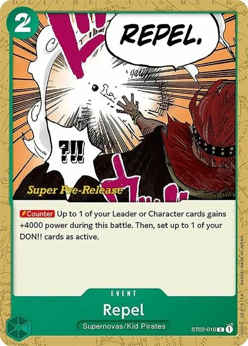 Carte One Piece anglaise ST02-016 Repel