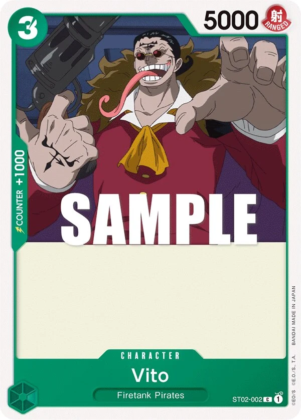 Carte One Piece anglaise Vito ST02-002 C