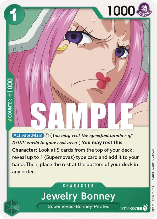 Carte One Piece anglaise Jewelry Bonney ST02-007 C