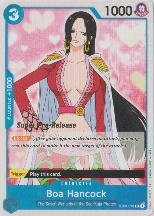 Carte One Piece anglaise ST03-013 Boa Hancock