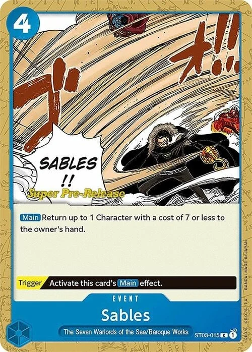 Carte One Piece anglaise ST03-015 Sables