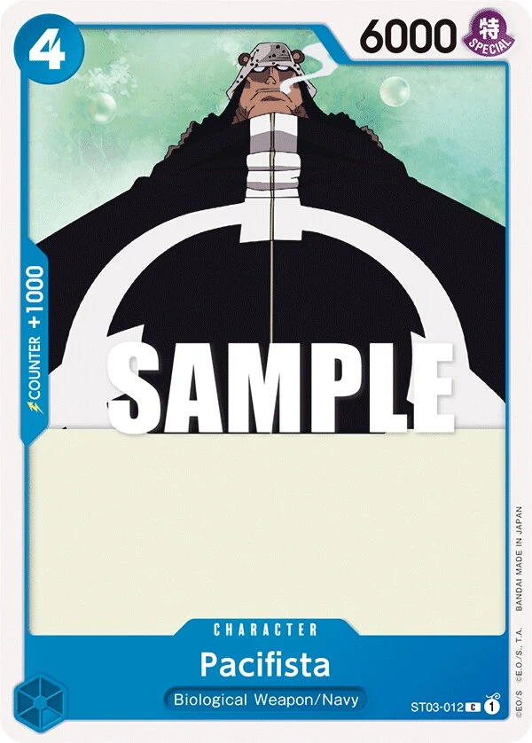 Carte One Piece anglaise Pacifista ST03-012 C