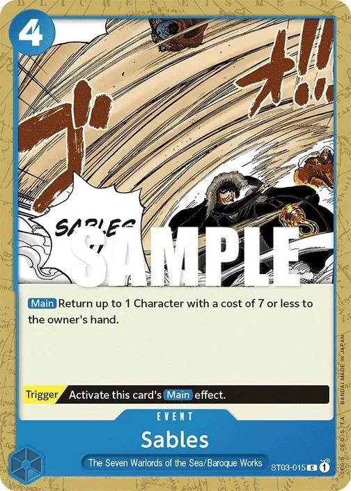 Carte One Piece anglaise ST03-015 Sables