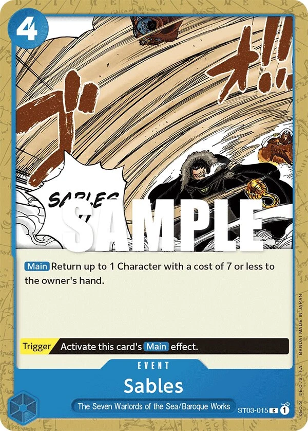 Carte One Piece anglaise Sables ST03-015 C