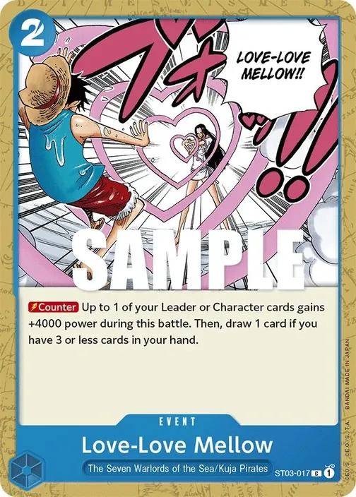Carte One Piece anglaise ST03-017 Love-Love Mellow