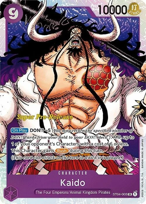 Carte One Piece anglaise ST04-003 Kaido